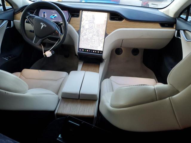 5YJSA1E27JF263420 - 2018 TESLA MODEL S ლურჯი ფოტო 8
