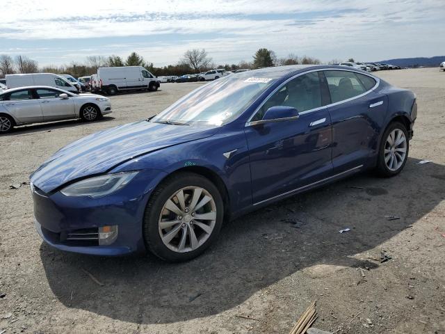 5YJSA1E25GF171490 - 2016 TESLA MODEL S Կապույտ լուսանկար 1