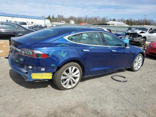 5YJSA1E25GF171490 - 2016 TESLA MODEL S Կապույտ լուսանկար 3
