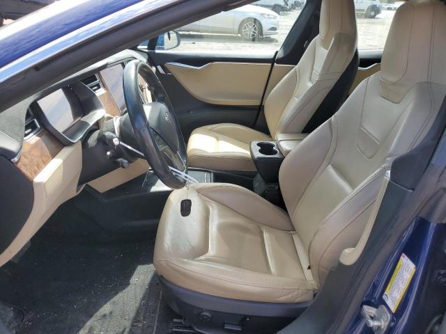 5YJSA1E25GF171490 - 2016 TESLA MODEL S Կապույտ լուսանկար 7