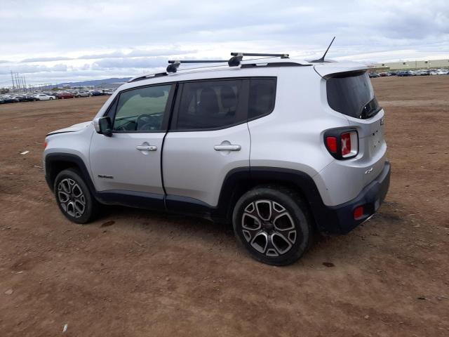 ZACCJBDT4FPC11439 - 2015 JEEP RENEGADE LIMITED SILVER photo 2