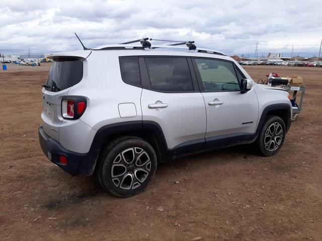 ZACCJBDT4FPC11439 - 2015 JEEP RENEGADE LIMITED SILVER photo 3