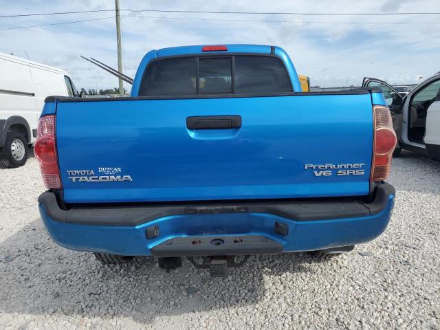 5TEJU62N17Z414158 - 2007 TOYOTA TACOMA DOUBLE CAB PRERUNNER BLUE photo 6