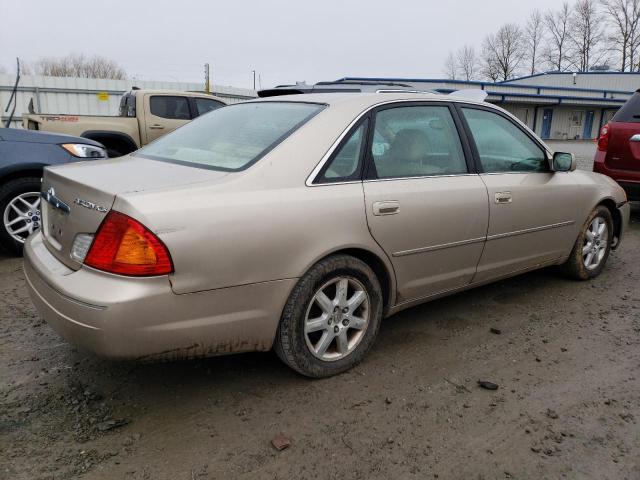 4T1BF28B6YU055755 - 2000 TOYOTA AVALON XL GOLD photo 3