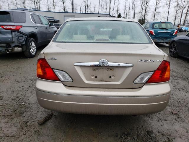 4T1BF28B6YU055755 - 2000 TOYOTA AVALON XL GOLD photo 6