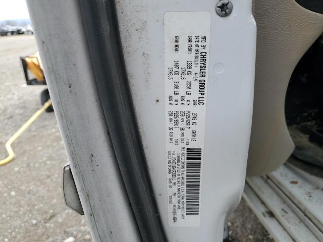 2C4RC1BG4ER358911 - 2014 CHRYSLER TOWN & COU TOURING WHITE photo 13