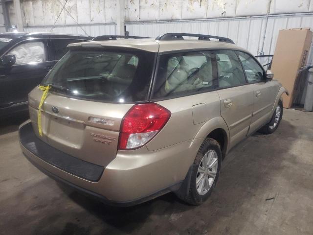 4S4BP63C984341183 - 2008 SUBARU OUTBACK 2.5XT LIMITED TAN photo 4