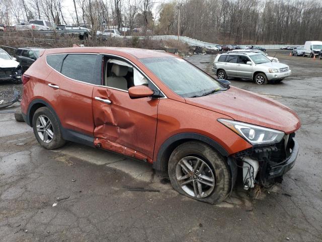 5XYZTDLBXHG496062 - 2017 HYUNDAI SANTA FE S ORANGE photo 4