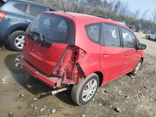 JHMGE8G22AC040519 - 2010 HONDA FIT RED photo 3