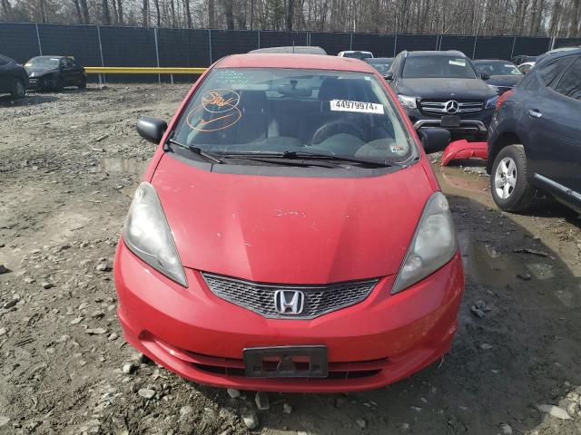 JHMGE8G22AC040519 - 2010 HONDA FIT RED photo 5