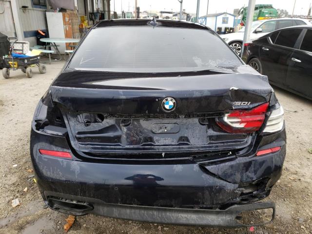 WBA7F0C57KGM24593 - 2019 BMW 750 I BLUE photo 6