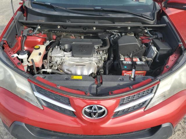 2T3WFREV7DW011838 - 2013 TOYOTA RAV4 XLE RED photo 11