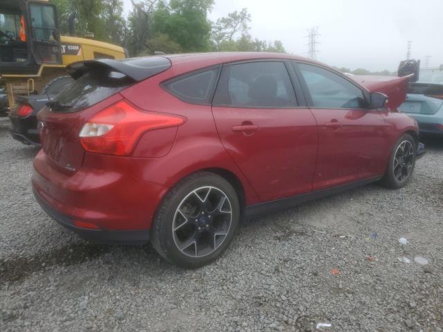1FADP3K25DL369685 - 2013 FORD FOCUS SE RED photo 3