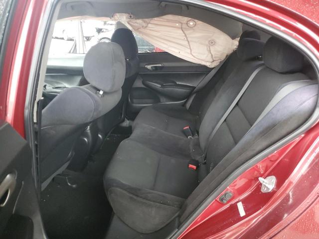 2HGFA16609H336590 - 2009 HONDA CIVIC LX-S 勃艮第红 照片 10