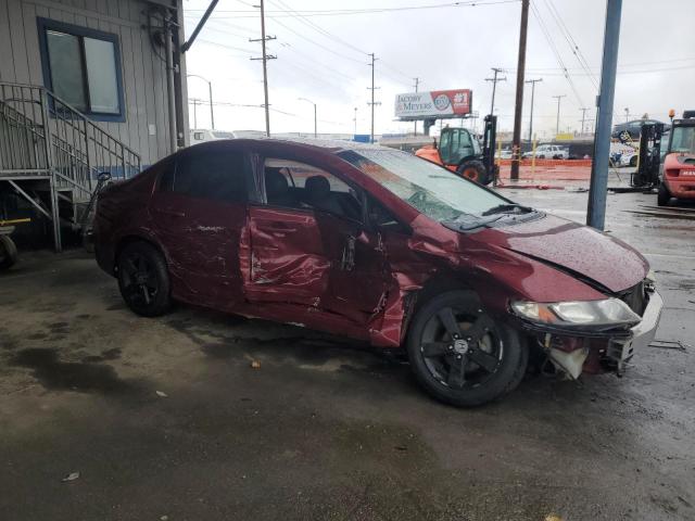 2HGFA16609H336590 - 2009 HONDA CIVIC LX-S 勃艮第红 照片 4