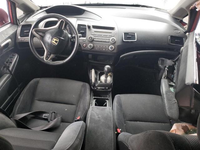 2HGFA16609H336590 - 2009 HONDA CIVIC LX-S 勃艮第红 照片 8