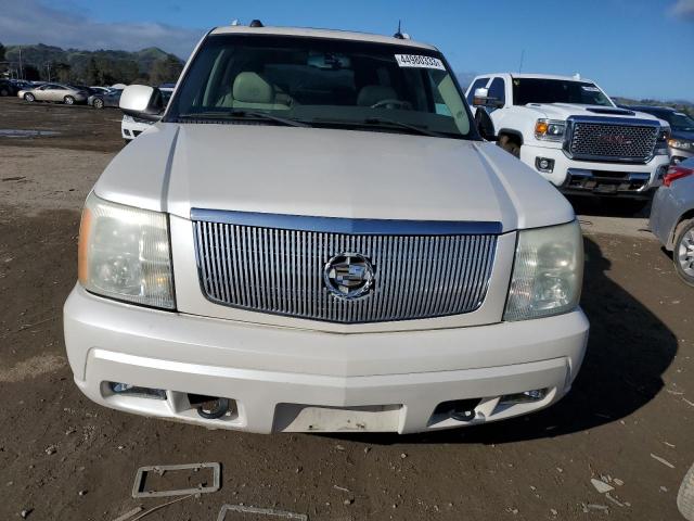 3GYFK66N85G105585 - 2005 CADILLAC ESCALADE ESV WHITE photo 5