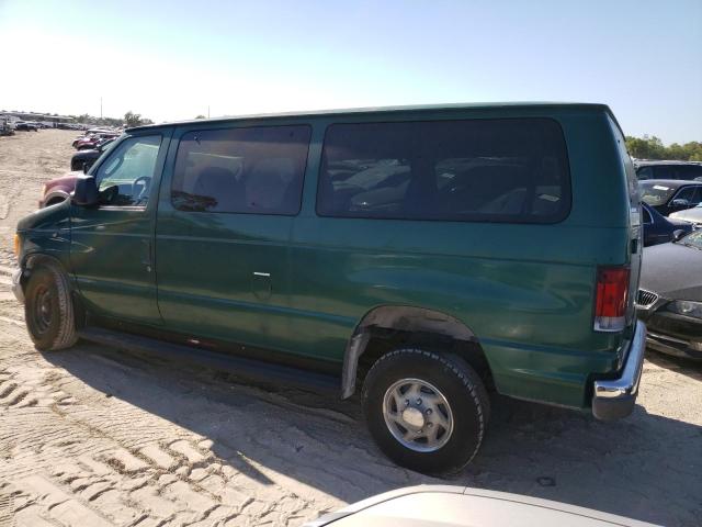 1FBNE31F63HB40317 - 2003 FORD ECONOLINE E350 SUPER DUTY WAGON GREEN photo 2