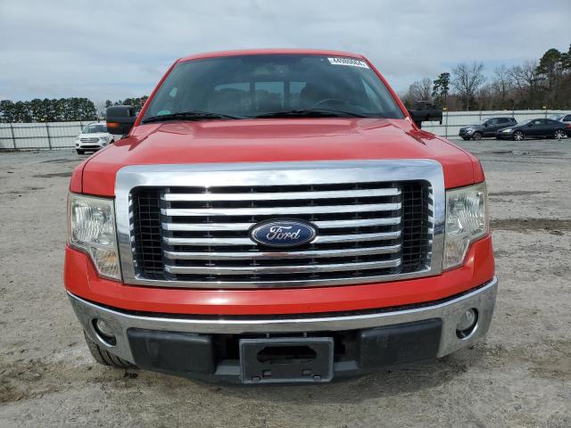 1FTFW1CF2BFC55666 - 2011 FORD F150 SUPERCREW RED photo 5