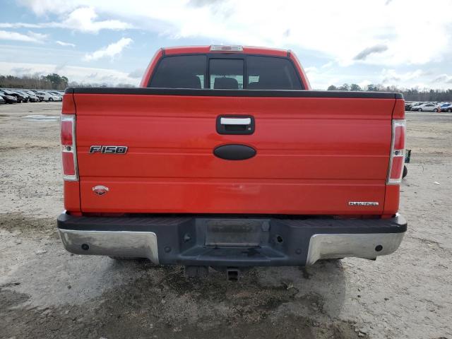 1FTFW1CF2BFC55666 - 2011 FORD F150 SUPERCREW RED photo 6