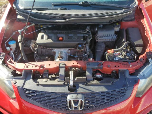 2HGFG3B54CH561772 - 2012 HONDA CIVIC LX RED photo 11