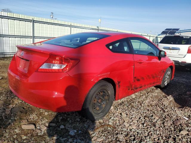 2HGFG3B54CH561772 - 2012 HONDA CIVIC LX RED photo 3