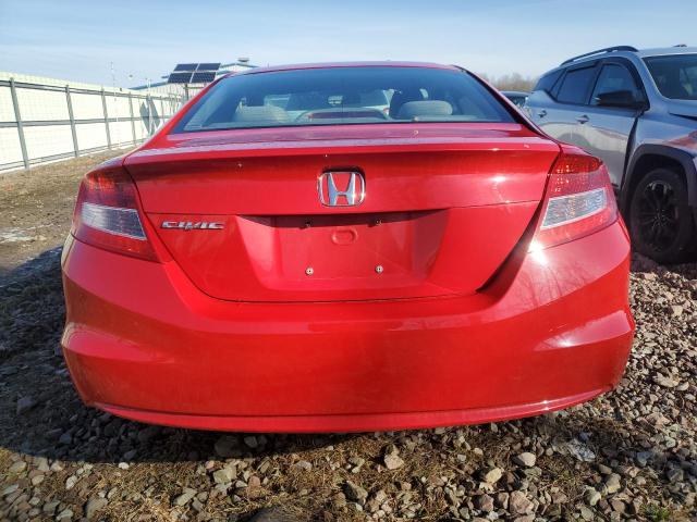 2HGFG3B54CH561772 - 2012 HONDA CIVIC LX RED photo 6