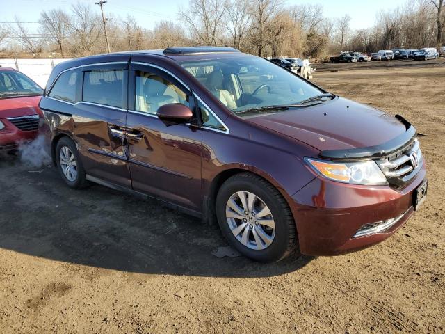 5FNRL5H61EB019024 - 2014 HONDA ODYSSEY EXL MAROON photo 4