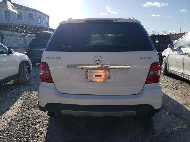 4JGBB86E97A290162 - 2007 MERCEDES-BENZ ML 350 WHITE photo 6