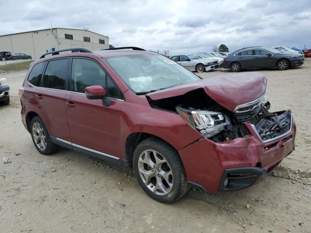 JF2SJAWC0JH422738 - 2018 SUBARU FORESTER 2.5I TOURING BURGUNDY photo 4