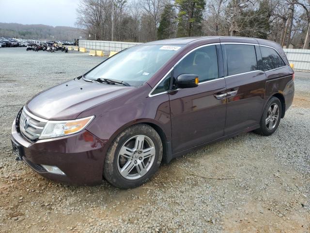 5FNRL5H92DB054745 - 2013 HONDA ODYSSEY TOURING BURGUNDY photo 1