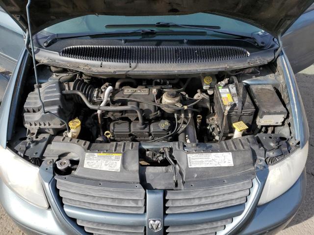 2D4GP44L45R485488 - 2005 DODGE GRAND CARA SXT TEAL photo 12