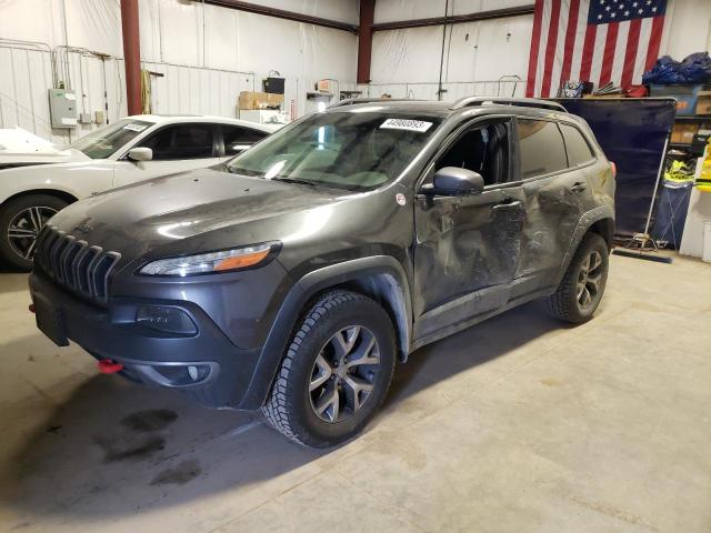 1C4PJMBB8GW279738 - 2016 JEEP CHEROKEE TRAILHAWK CHARCOAL photo 1