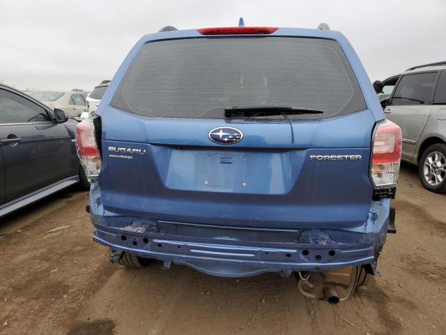 JF2SJABC6JH517830 - 2018 SUBARU FORESTER 2.5I BLUE photo 6