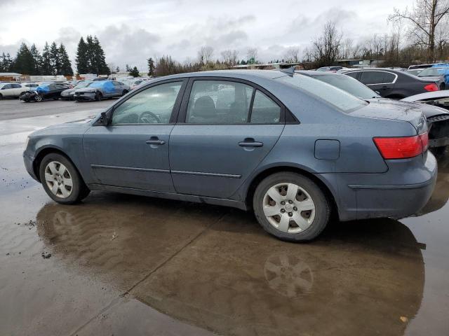 5NPET46C49H522197 - 2009 HYUNDAI SONATA GLS BLUE photo 2