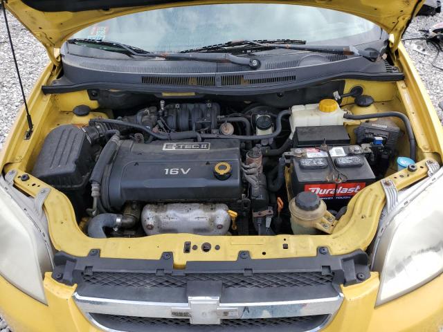KL1TD56687B158344 - 2007 CHEVROLET AVEO BASE Sarı foto 11