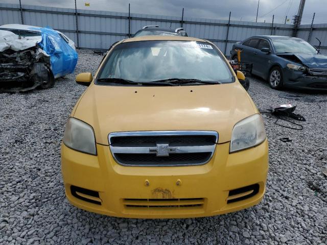 KL1TD56687B158344 - 2007 CHEVROLET AVEO BASE Sarı foto 5