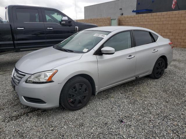 3N1AB7APXFY255758 - 2015 NISSAN SENTRA S GRAY photo 1