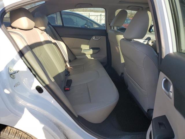 19XFB2F97DE041079 - 2013 HONDA CIVIC EXL თეთრი ფოტო 10