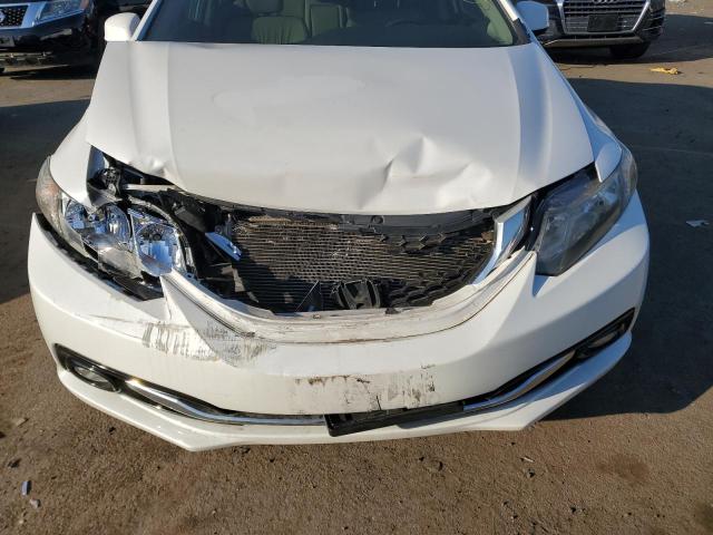 19XFB2F97DE041079 - 2013 HONDA CIVIC EXL WHITE photo 11