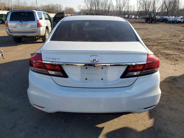 19XFB2F97DE041079 - 2013 HONDA CIVIC EXL თეთრი ფოტო 6
