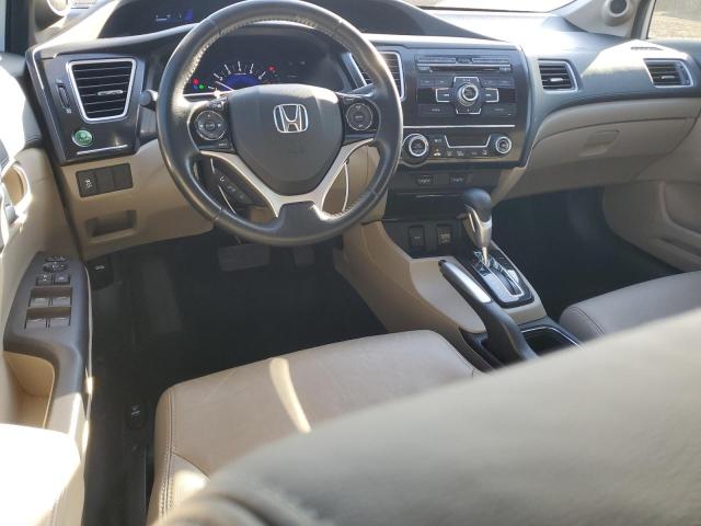 19XFB2F97DE041079 - 2013 HONDA CIVIC EXL თეთრი ფოტო 8