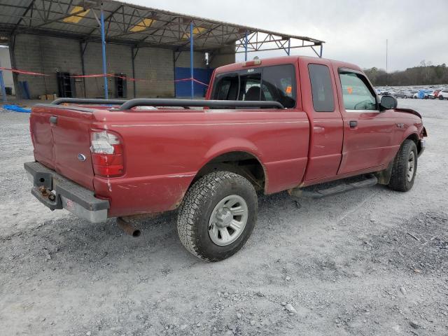 1FTYR14U01PA46402 - 2001 FORD RANGER SUPER CAB BURGUNDY photo 3