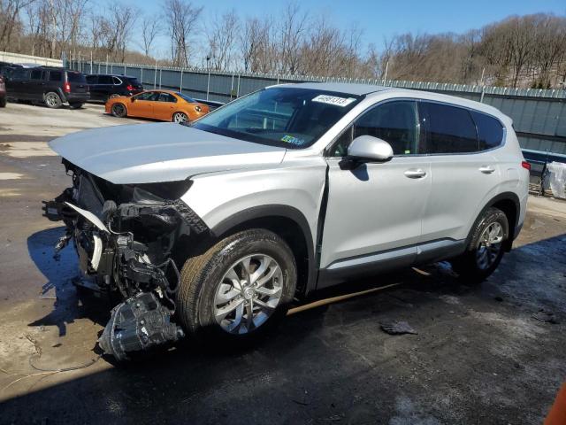 5NMS3CAD5LH173424 - 2020 HYUNDAI SANTA FE SEL Արծաթագույն լուսանկար 1