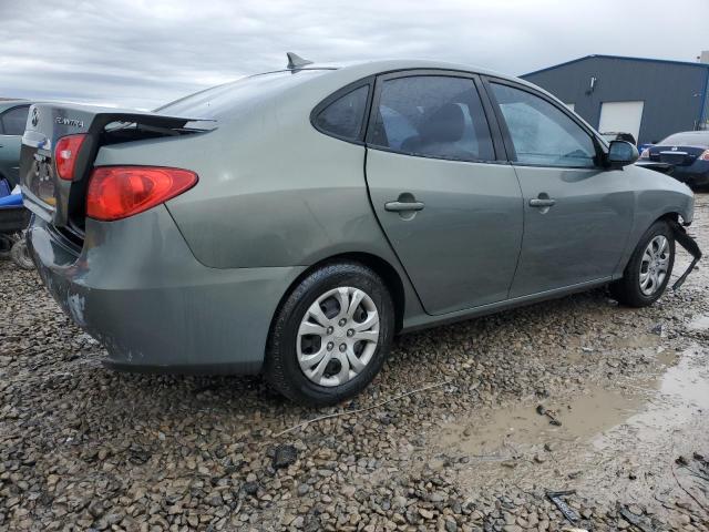 KMHDU4AD6AU086371 - 2010 HYUNDAI ELANTRA BLUE GREEN photo 3