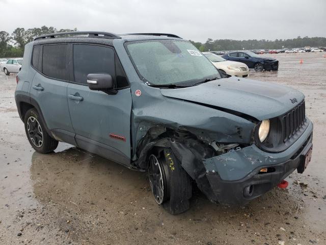 ZACCJBCT0GPD56657 - 2016 JEEP RENEGADE TRAILHAWK GRAY photo 4