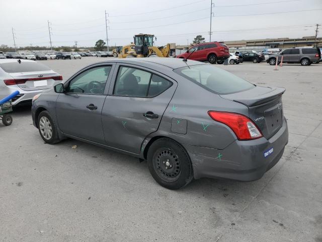 3N1CN7AP9KL811680 - 2019 NISSAN VERSA S GRAY photo 2