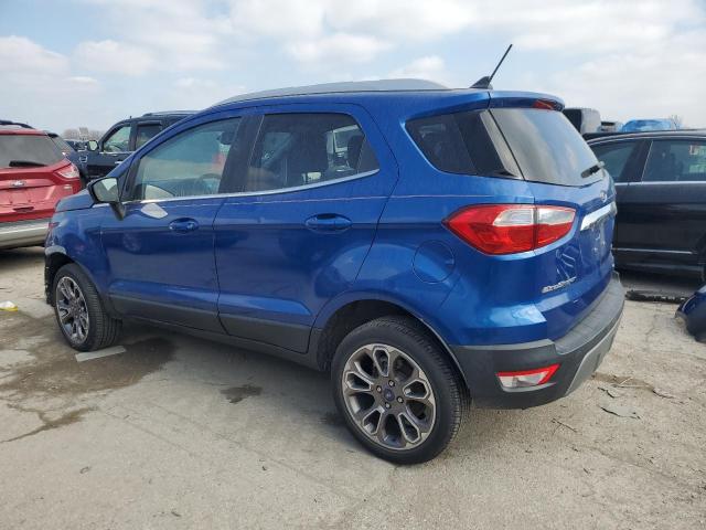 MAJ6S3KL5KC260379 - 2019 FORD ECOSPORT TITANIUM BLUE photo 2