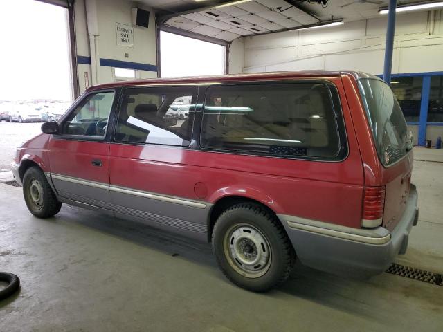 1P4GH54R4PX762628 - 1993 PLYMOUTH GRAND VOYA LE RED photo 2