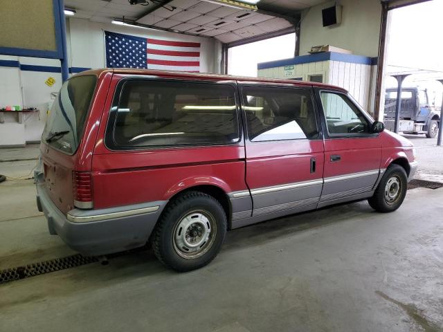 1P4GH54R4PX762628 - 1993 PLYMOUTH GRAND VOYA LE RED photo 3